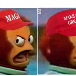 MAGA puppet meme