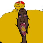 Sneed Wojak crushes George floyd between his buttcheeks