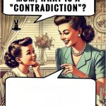 Mom what is a contradiction