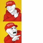 Maga drake wojak template