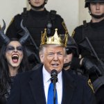 King Donald Trump Satan secret police ICE gestapo