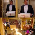 troy enters burning room