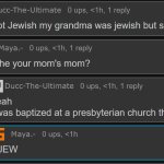 Ducc admitting to being a jew
