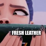 Straight-up Aromatherapy | FRESH LEATHER | image tagged in gifs,good smell | made w/ Imgflip video-to-gif maker