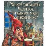 whats the matter vagueboy, afraid you might say something? template