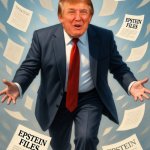 Trump is not in the Epstein files meme