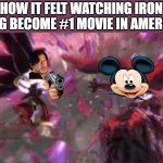 WOOHOO! GOOD JOB, MARK! | HOW IT FELT WATCHING IRON LUNG BECOME #1 MOVIE IN AMERICA: | image tagged in all hail shadow,markiplier,disney,iron lung,celebration,markiplier pointing | made w/ Imgflip meme maker