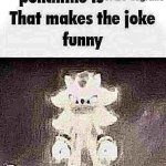 The punchline is JPEG degrade template