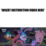 The Looniversity Crew Watch An Instruction Video And Take Notes