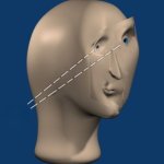 meme man line of sight template