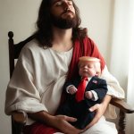 jesus baby trump