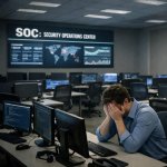 empty soc room because everyone is on pto except one analyst cry