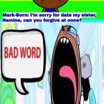 BAD WORD | image tagged in ruin this crap,teen titans go | made w/ Imgflip meme maker
