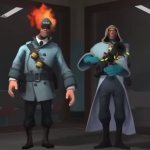 Soldier losing it meme