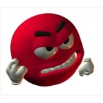 Red Angry Face
