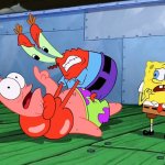 patrick getting strangled