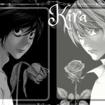 L and Kira temp meme