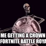 agreed | ME GETTING A CROWN IN FORTNITE BATTLE ROYALE | image tagged in gifs,fortnite | made w/ Imgflip video-to-gif maker