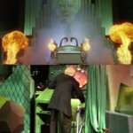 Wizard of Oz behind the curtain