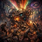 The mighty unknown desecration of the great dream machine by an template