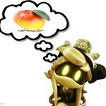 Cyn thinking of a mango