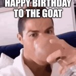 SIIIIIIIIIUUUUUUUUU!!! | HAPPY BIRTHDAY TO THE GOAT | image tagged in gifs,ronaldo,football,happy birthday,memes | made w/ Imgflip video-to-gif maker