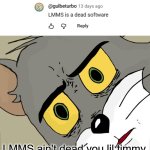 those who commented this on YT must be a Brochato | LMMS ain't dead you lil timmy | image tagged in memes,unsettled tom,lmms | made w/ Imgflip meme maker