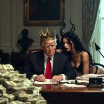 King Donald Trump Satan Mammon worship