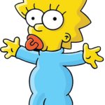 Maggie simpson (Lisa's younger sister)