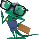 Harry the lizard (zack's brother)