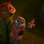 bunny and orange dog