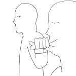 Man holding other persons mouth shut