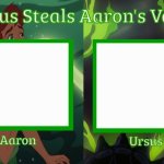 Ursus Steals Aaron's Voice Cast Meme Template