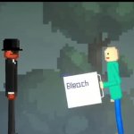 baldi pours bleach on his eyes (Melon Sanbox Version) GIF Template