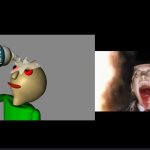 Baldi And Melting Face V2 meme