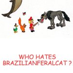 Who hates Brazilianferalcat ?