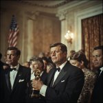 Jfk getting Oscar award