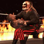 The fiend vs randy orton meme