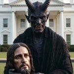 Satan mask Jesus Christ White House