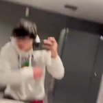 Man Being Rocked By Fart GIF Template