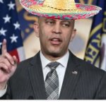 Hakeem Jeffries pointing