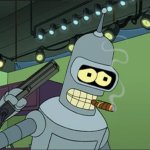 Bender hitting children sitting