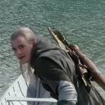 Legolas in boat meme