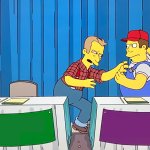 The Simpsons Vegan Alternatives fight