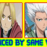 same anime voice actor | image tagged in jodi benson,anime,bleach,fullmetal alchemist,same voice actor,angry chef gordon ramsay | made w/ Imgflip meme maker