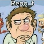 repost vs report meme