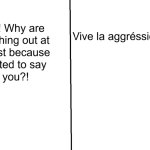 VIVE LA AGGRESSION meme