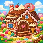 House made of sweets