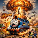 thomas the tank engine a nuke meme