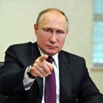Putin pointing at camera